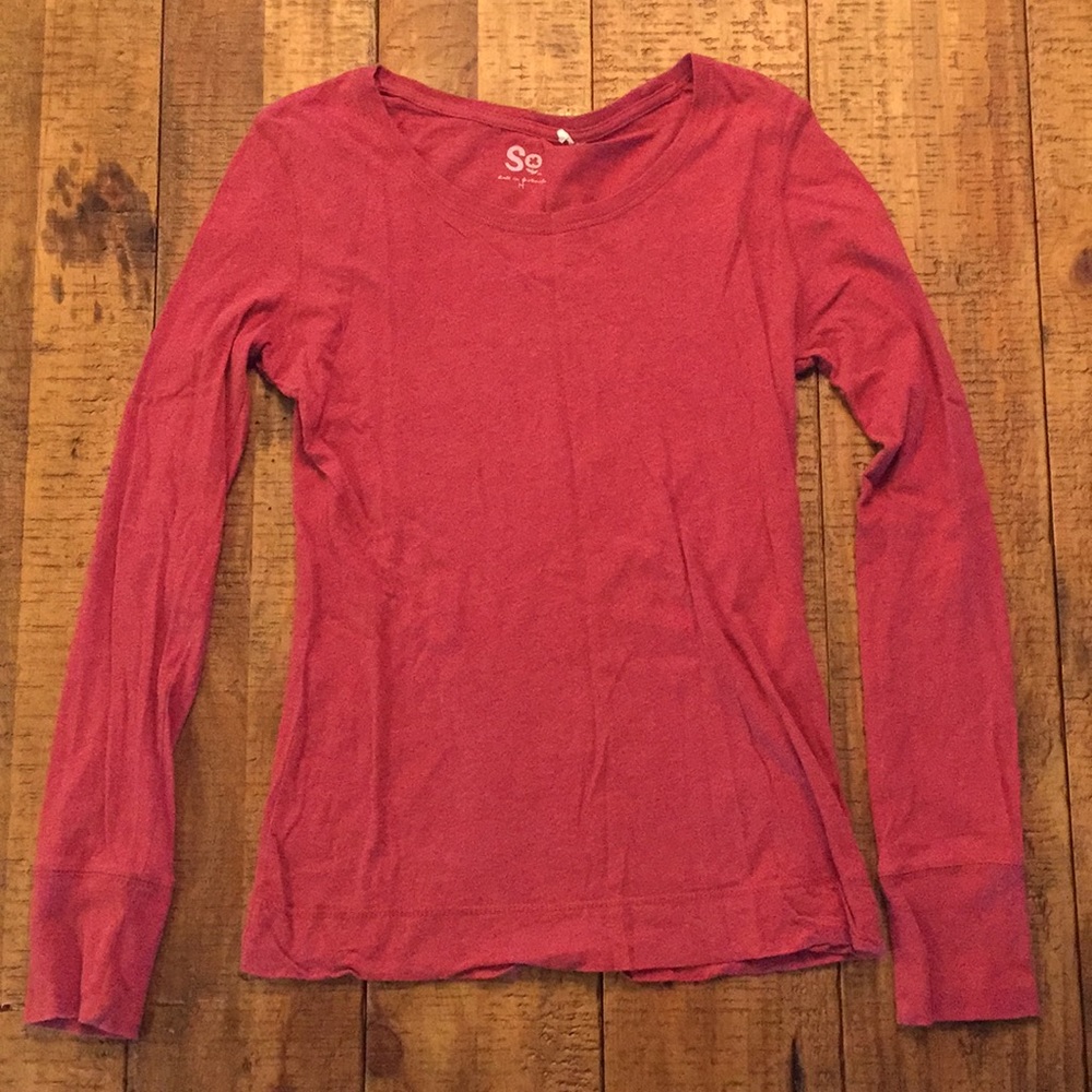 Red SO Long Sleeved Shirt